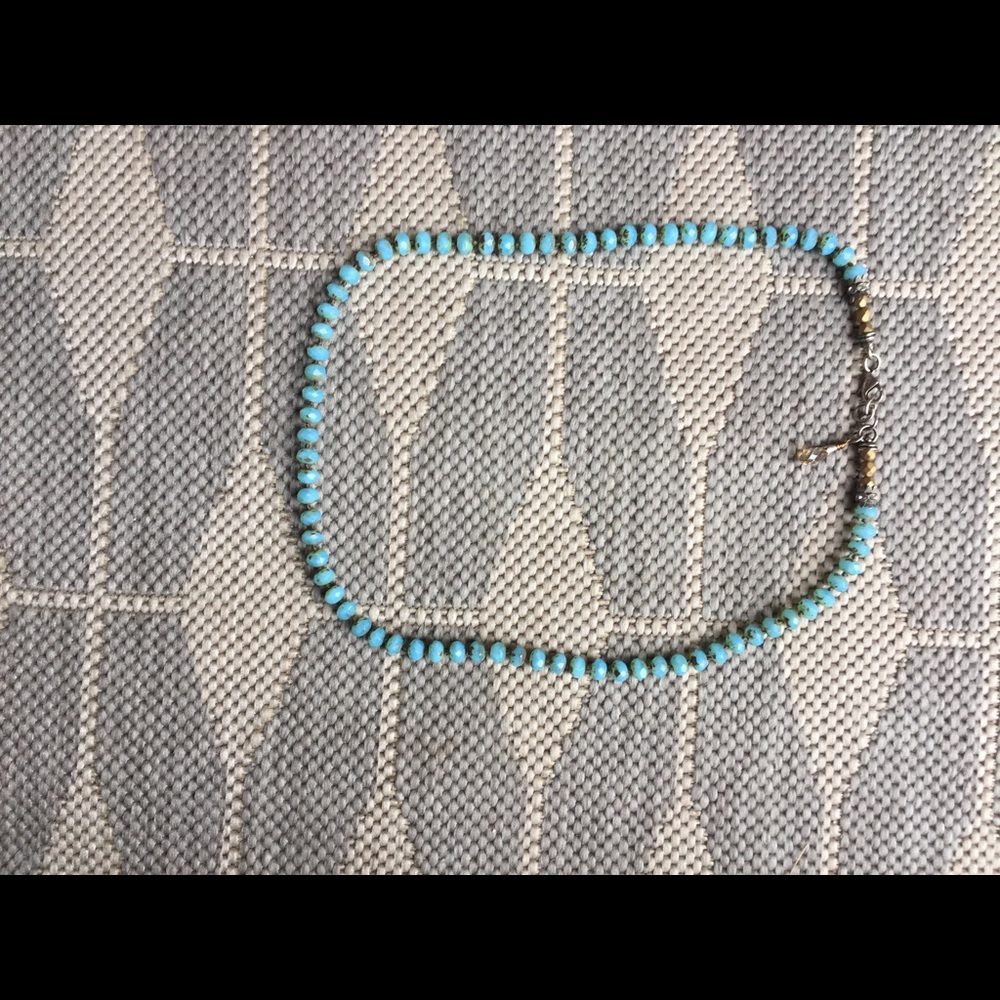 Glass bead necklace